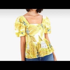 Farm Rio Azalea Smocked Top